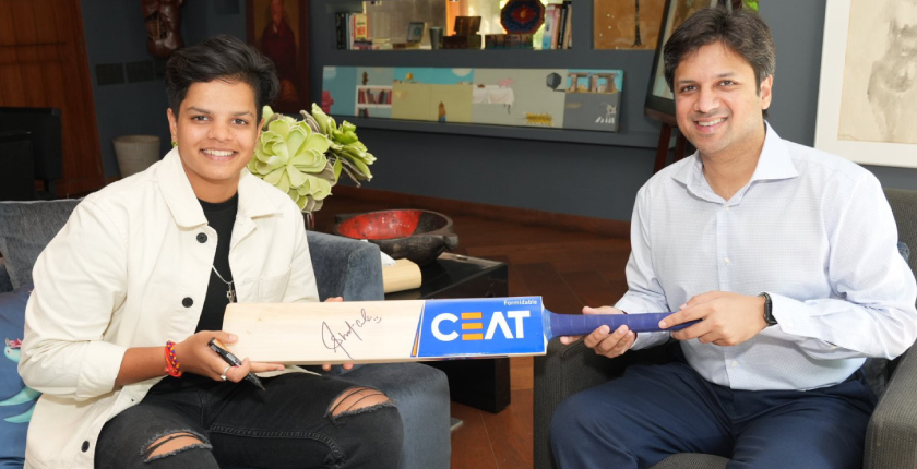 CEAT SIGNS SHAFALI VERMA AS ITS NEW BRAND AMBASSADOR